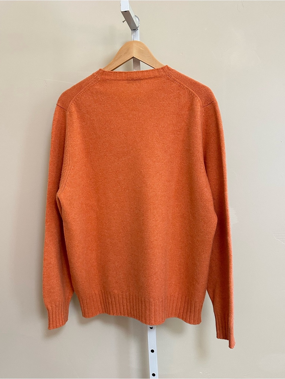 Rivamonti Made in Italy Orange Wool Alpaca Mohair Sweater Quiet Luxury - Picture 3 of 8
